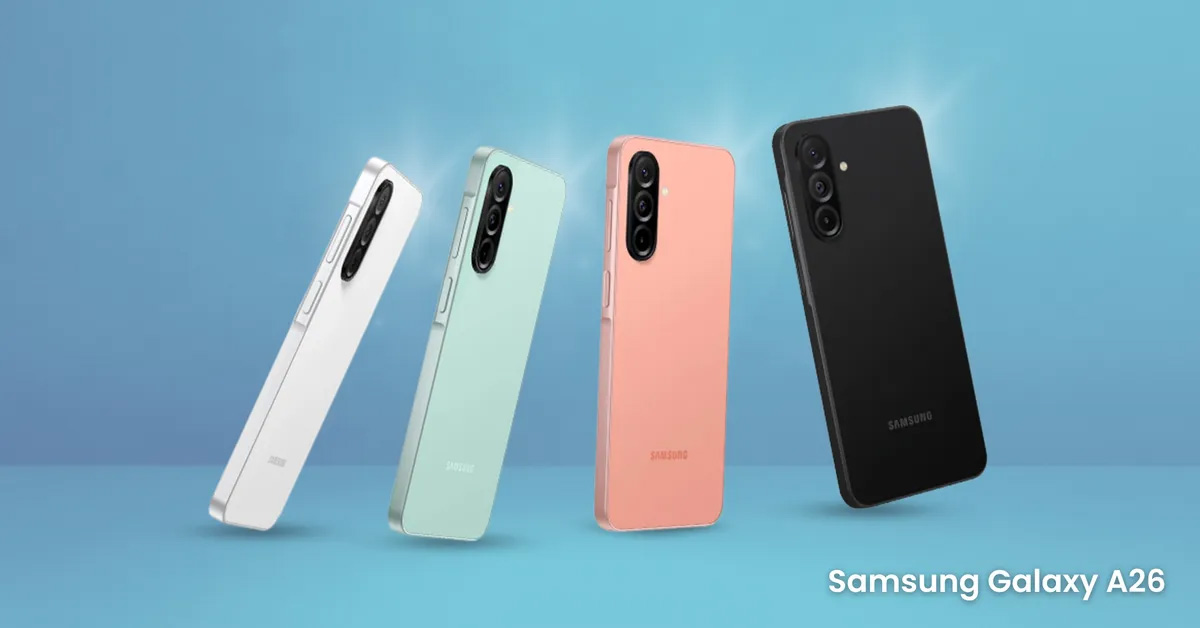 بانر Samsung Galaxy A26 5G باللون الأسود