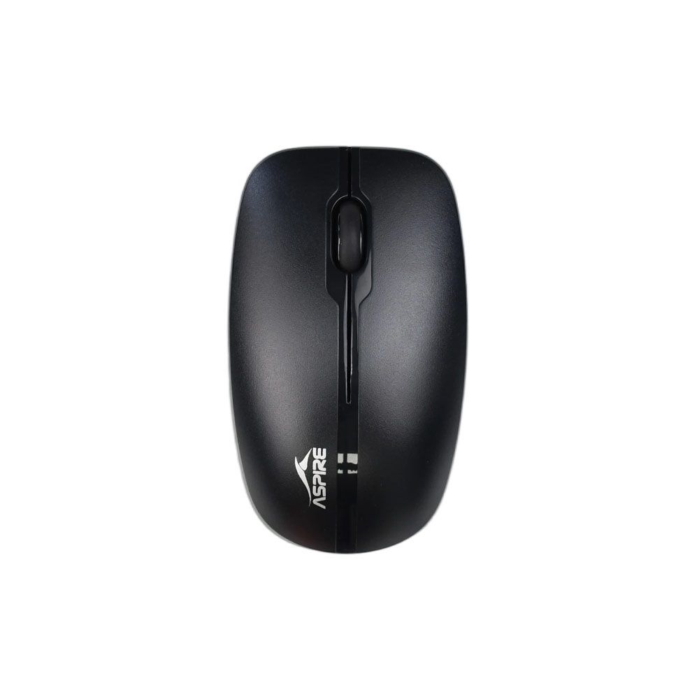 ماوس Aspire Silent Y3600-BT اللاسلكي المزود بزر تشغيل/إيقاف - أسود