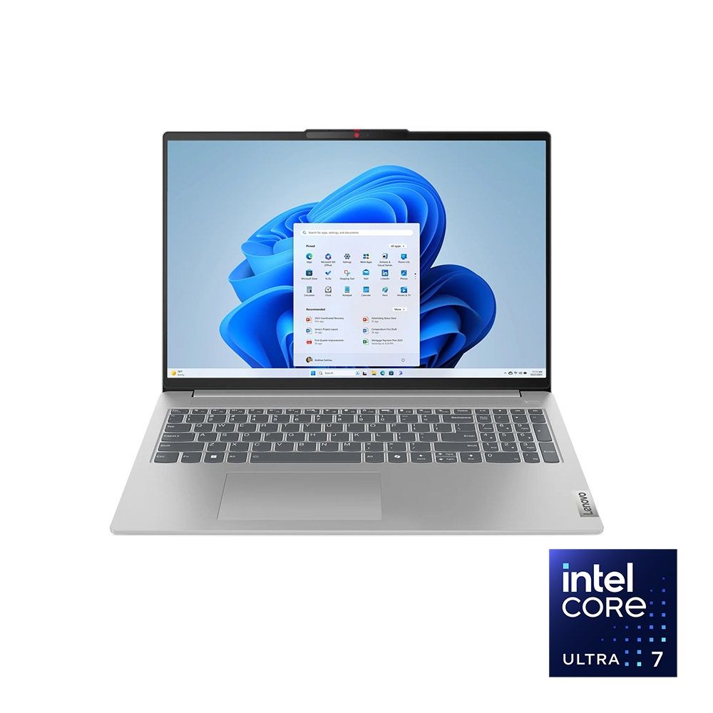 لابتوبLENOVO IdeaPad Slim 5 16IMH9 بمعالج انتل Ultra 7 155H رامات 16 جيجا هارد 512SSD كارت شاشة Intel Arc شاشة 16"WUXGA FHD ويندوز 11