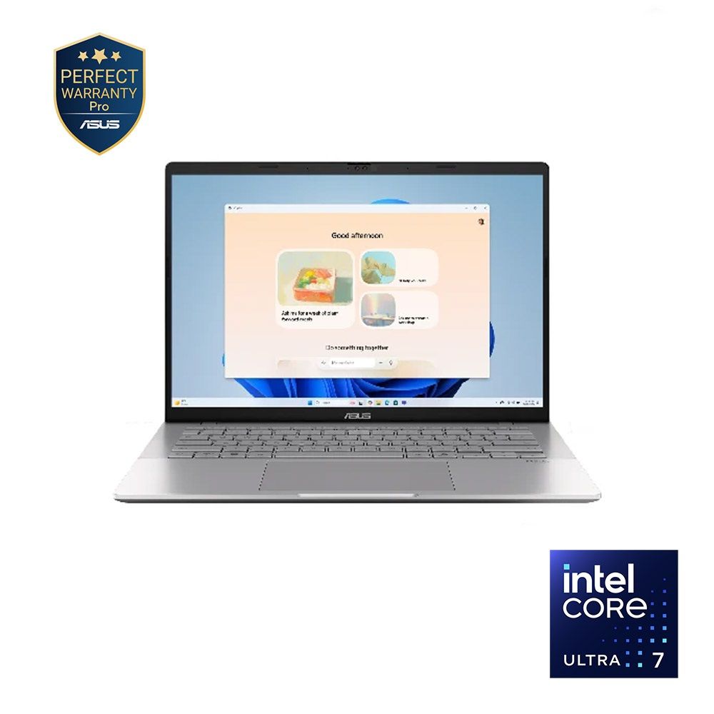 لابتوب أسوس Vivobook S14 S3407CA-LY007W معالج Ultra 7 255H رامات 16 جيجا هارد 1 تيرا SSD جرافيك Intel Arc شاشه 14" WUXGA ويندوز 11 فضى