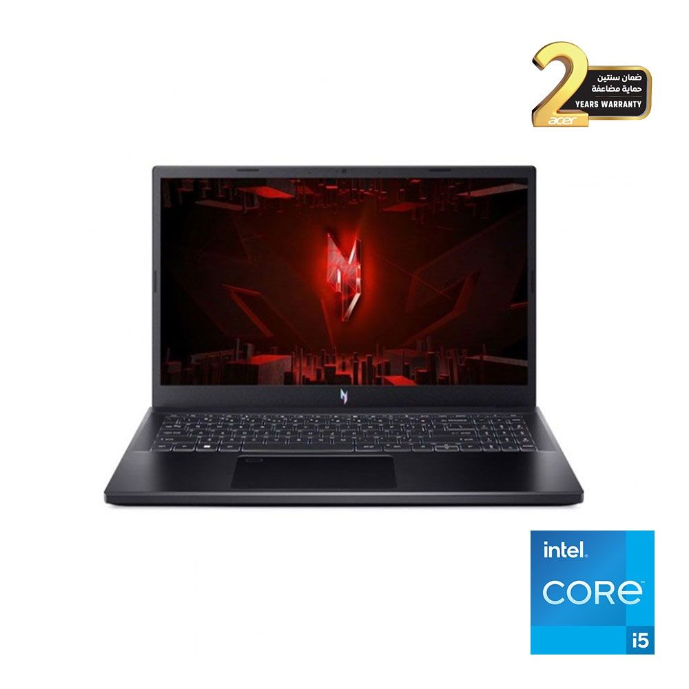 لابتوب ايسر  Nitro V 15 ANV15-51-58PQ معالج Intel core i5 13420H رامات 16 جيجا 512 جيجا كارت شاشة NVIDIA GeForce RTX 3050 6GB شاشة 15.6" FHD 165H ويندوز 11 اسود  ضمان سنتين 