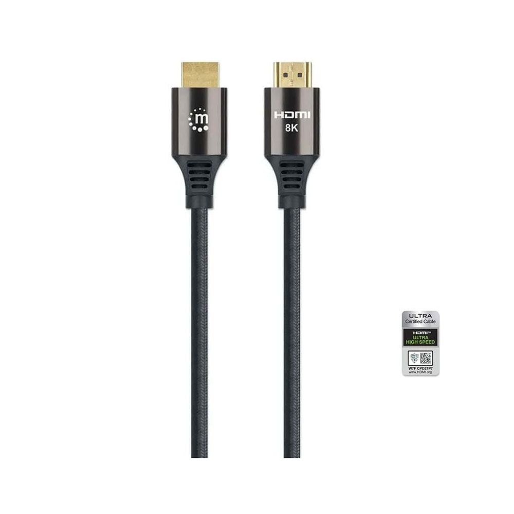 مانهتن كابل من HDMI الى HDMI - طوله 1.0 متر - أسود