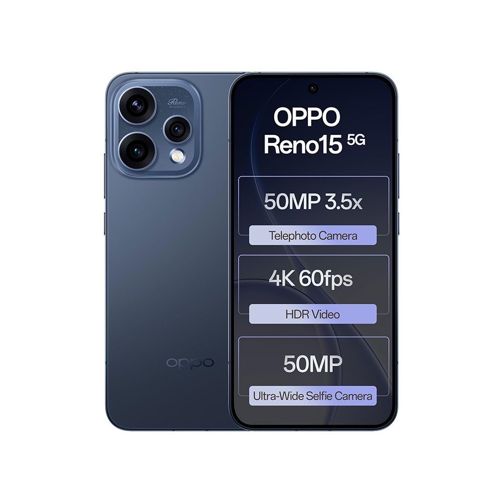 أوبو رينو 15 - 12 جيجابايت - 256 جيجابايت - 5G - أزرق 
