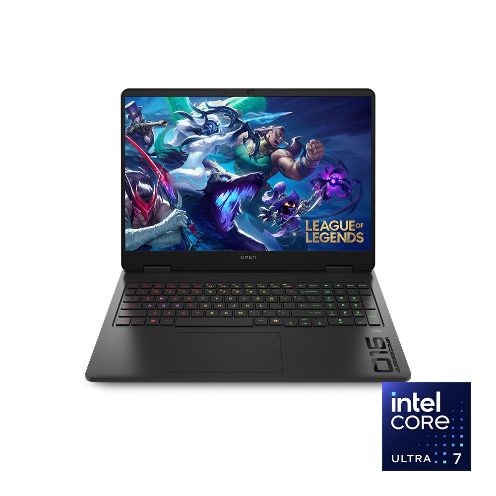 لابتوب جيمينج HP Omen Gaming 16 am0026ne معالج انتل كور Ultra 7-255H رامات 16 جيجا هارد 512 جيجا SSD كارت شاشة  Nvidia Geforce RTX 5050 8 GB شاشة 16" 2K IPS ويندوز 11 اسود  