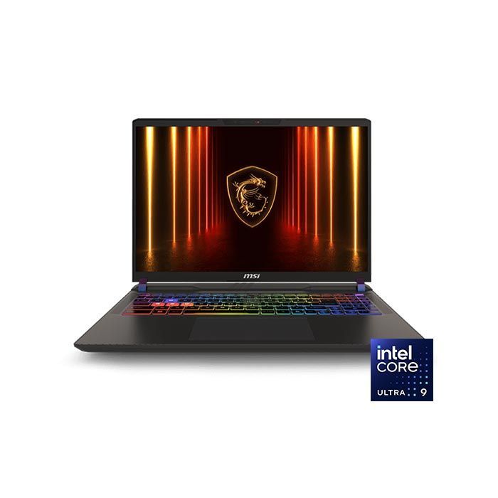 لابتوب MSI Vector 16 HX AI A2XWHG معالج انتل كور Ultra 9-275HX رامات 32 جيجا1 تيرا SSD كارت شاشة Nvidia Geforce RTX 5070Ti 12GB شاشة "16 240Hz ويندوز 11 رمادى