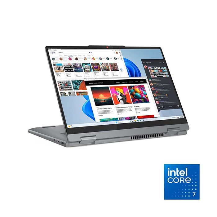 لابتوب لينوفو Lenovo IdeaPad 5 2-in-1بمعالج انتل كور 7 150U رامات 16 جيجا هارد512 جيجا كارت شاشة Intel Graphics شاشة 14" WUXGA Touch ويندوز 11 رمادي
