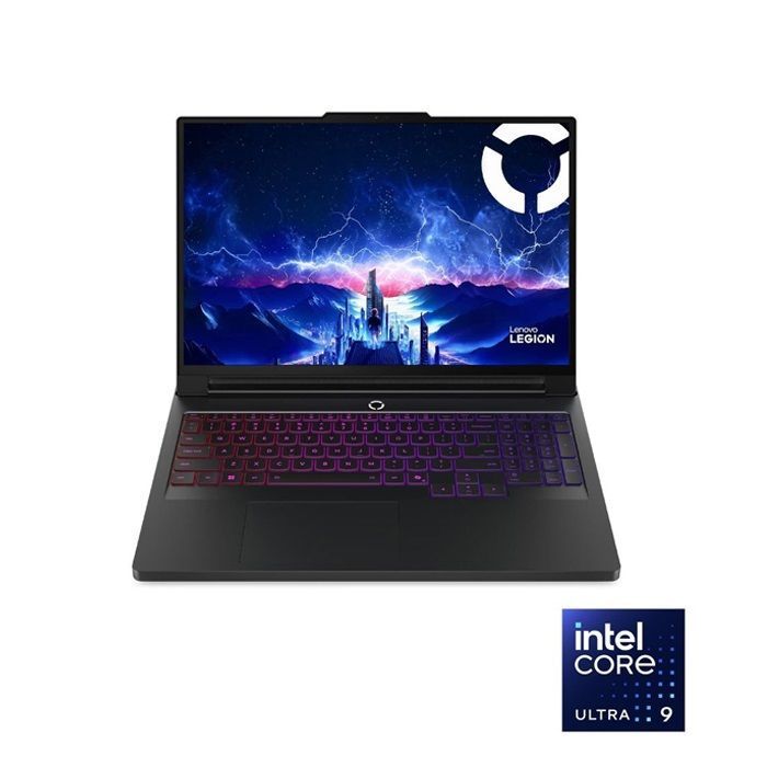 جيمنج لابتوب Lenovo Legion Pro 7 16IAX10H بمعالج انتل كور Ultra 9 -275HX رامات 64 جيجا هارد 2 تيرابايت كارت شاشة RTX 5080 16GB شاشة 16" WQXGA ويندوز11 اسود