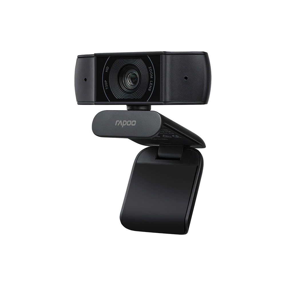 رابو كاميرا ويب مزودة بميكروفون USB بدقة 720p HD من أسود - C200