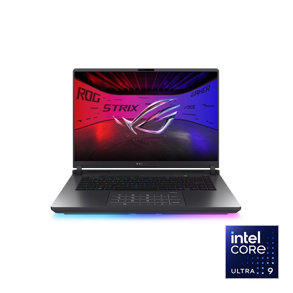 لابتوب أسوس ROG Strix G16 G615LM-RV009W  معالج Intel Core Ultra 9 275HX رامات 16جيجا هارد 1تيرا SSD  كارت الشاشة NVIDIA GeForce RTX 6050 8GB شاشة 16" FHD بتردد 165Hz وندوز 11 فضي