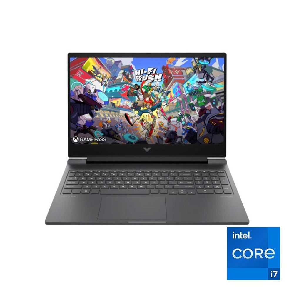 جيمنج لابتوب HP Victus 16-R1045ne بمعالج Intel Core i7 14700HX رامات 16 جيجا DDR5 هارد 1 تيرا SSD كارت شاشة NVIDIA GeForce RTX 4050 6GB شاشة 16.1" IPS LED دوس رمادي