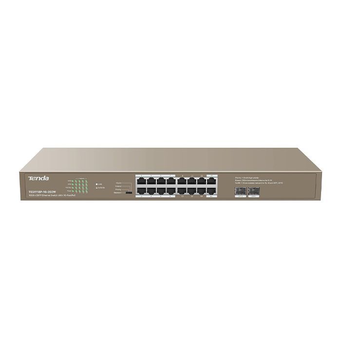 تيندا سويتش 16 منفذ TEG1118P-16-250W