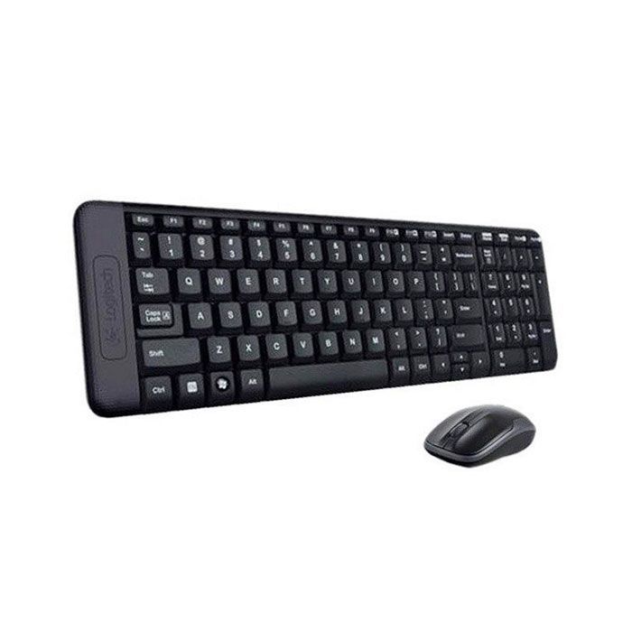  MK220  لوجيتيك ماوس وكيبورد  لاسلكي  اسود
