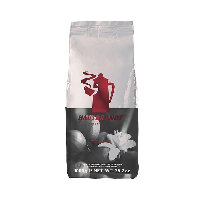 حبوب بن اسبريسو من هاوسبراندت بريميوم 1 كجم  - 20% ارابيكا و80% روبوستا