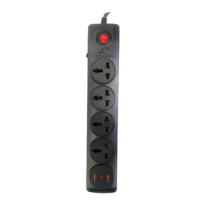 Power Strip Systemmax 4 Port 2M-10A SMPU-4P3U