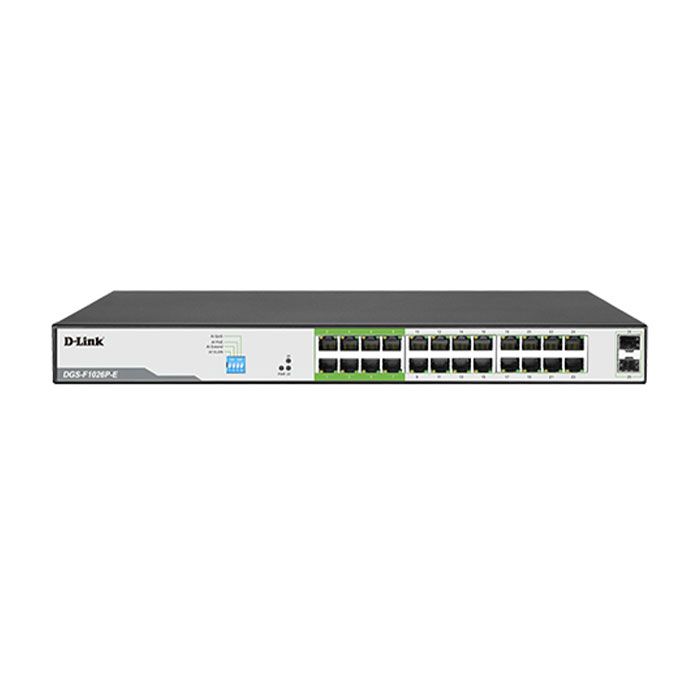 دي لينك سويتش 24 منفذ DGS-F1026P-E250M