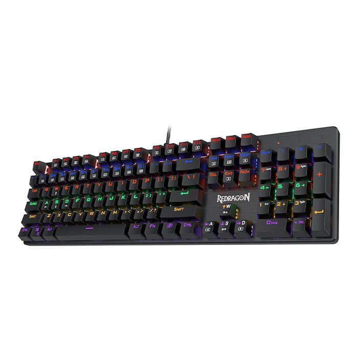 ريد دراجون لوحة مفاتيح ميكانيكية زرقاء K608 RAINBOW