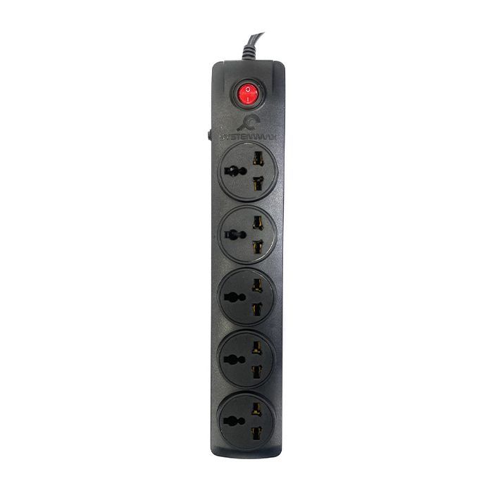 Power Strip Systemmax 5 Port 2M-10A SMPU-5P