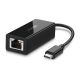 محول UGREEN 50307 من USB Type-C إلى إيثرنت بسرعة 10/100/1000 ميجابايت في الثانية