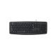Rapoo NK2600 Membrane Office Keyboard Wired Arabic Layout Black