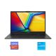  لاب توب اسوس Vivobook Go 15 E1504GA-NJ606W معالج Intel Core i3 N305 رامات 4 جيجا هارد 256 جيجا بايت SSD جرافيك Intel UHD  شاشه 15.6'' FHD  ويندوز 11 اسود