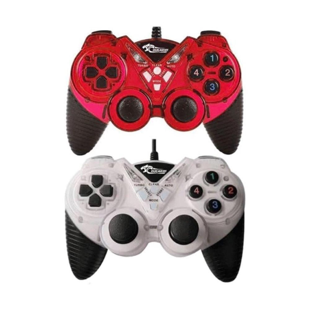 Cougar Double Gamepad Wired Double Controller 9082 (Red White)