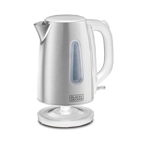 Black & Decker Jc400 220V 2200W Electric Kettle, 1.7 L, Stainless Steel