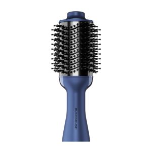 Rush Brush V2 Plus Volumizer Ionic Hair 1200W Dryer & Styling Brush with Tourmaline Ceramic Coating Navy Blue