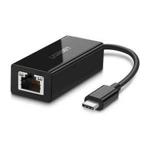 محول UGREEN 50307 من USB Type-C إلى إيثرنت بسرعة 10/100/1000 ميجابايت في الثانية