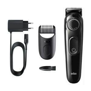 ماكينة تشذيب اللحية براون  للرجال أسود - BT3322