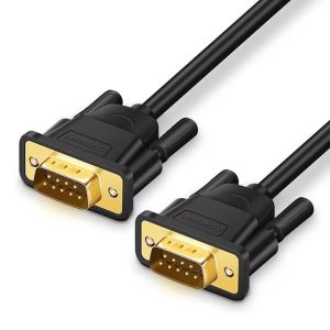 UGREEN RS232 Data Cable DB9 Male to DB9 Male 1.5m Black