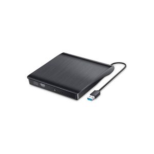 COUGAR External DVD‑RW Drive USB 3.0 Support / Slim Portable USB‑A/USB‑C Compatible Black 