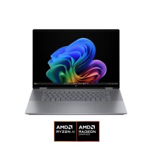  لابتوبHP Omnibook X FLIP 2 IN 1 ar0013DX معالج  340-AMD REYZN AI 5 رامات 16 جيجا DDR5 هارد 512 جيجا شاشة تعمل باللمس 
