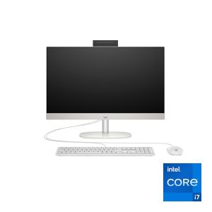 جهاز HP AIO CR0125NH معالج Intel Core i7-1355U رامات 8 جيجا هارد 512 جيجا شاشة لمس FHD مقاس 24 بوصة أبيض دوس  - 91G35EA