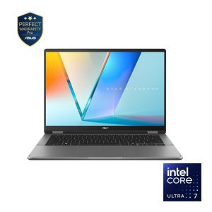 لابتوب أسوس Vivobook TP3407SA-QL039W Flip معالج Intel Core Ultra 7 ‏256V‏ رامات 16 جيجا ‏512 جيجا ‏SSD‏  كارت الشاشة Intel Arc ‏ شاشة 14.0‏