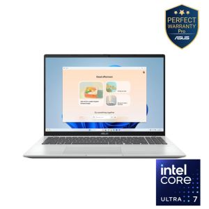  لابتوب أسوس Vivobook 16 X1607CA-MB157W معالج Intel Core Ultra 7 255H رام 16GB DDR5 تخزين 512GB SSD M.2 كارت الشاشة Intel Arc Graphics شاشة 