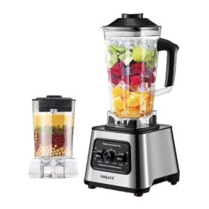 Sokany blender 2.5L 6000 watt Silver- SK-999