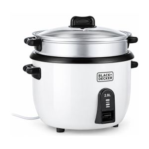 Black & Decker Rice cooker 2.8 liters 1100 watts white - RC2850-B5