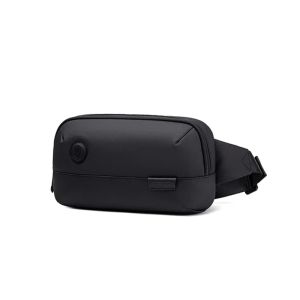 ARCTIC HUNTER AH Y00557 Men's Fanny Pack, Waterproof Crossbody Bag, Multifunctional Black