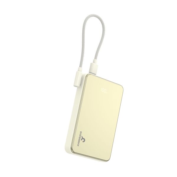 Systemmax SMPB PD 20W Power Bank with 15W Wireless Charging
