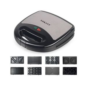 سوكاني  صانع ساندوتشات 8 في 1، بقوة 800 وات.