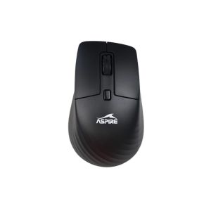 ماوس Aspire Silent M380 - زر تشغيل/إيقاف لاسلكي - أسود