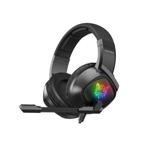 أونيكوما سماعة ألعاب ستيريو - كي 19 - إضاءة ليد - أسود - K19