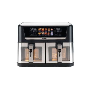 بينز قلاية هوائية ديجيتال بقوة 2800 وات سعة 12 لتر ستانلس ستيل - BAFB501