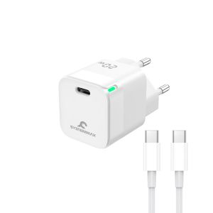 سيستم ماكس شاحن 20 وات  & كابل تايب سي-SM-20C