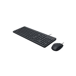 اتش بي لوحة مفاتيح و ماوس سلكي 150 اسود - 240J7AA#ABV 