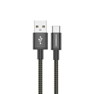 سيستم ماكس كابل من النوع A إلى النوع C بطول 1 متر أسود اللون - N30