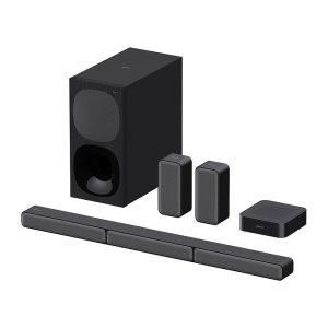 سوني  ساوند بار 5.1 قناة مع مكبرات صوت خلفية لاسلكية أسود -HT-S40R