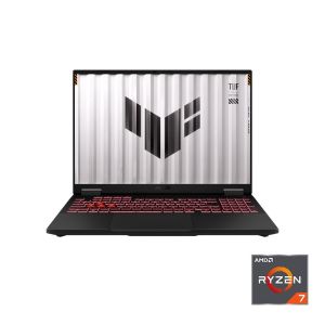 اسوس TUF A16 FA608UH-RV007W - معالج AMD Ryzen™ 7 260 - رامات 16 جيجابايت -هارد  512 جيجابايت - بطاقة رسومات NVIDIA RTX 5050 بسعة 8 جيجابايت - شاشة 16 بوصة FHD بتردد 165 هرتز - نظام تشغيل ويندوز 11