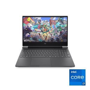 HP GAMING-VICTUS 15- fa2031ne - معالج Intel® Core™ i7 14650HX - رامات  16 جيجابايت DDR5 - الهارد  512 جيجابايت - بطاقة رسومات NVIDIA GeForce RTX 4050 6GB - شاشة IPS LED مقاس 16.1 بوصة - نظام تشغيل DOS - لون فضي (34WHEA#ABV)