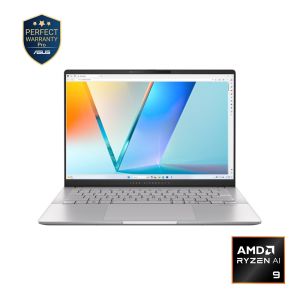 أسوس فيفوبوك S14 M5406WA-PP009W – رايزن AI 9 365 – 24 جيجا رام – 1 تيرا SSD – شاشة 14 بوصة 3K OLED معدل تحديث 120 هرتز – راديون 880M – ويندوز 11